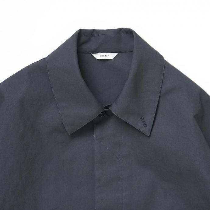 kontor / KON-CO03253 - BLACK NAVY 3レイヤー素材 デタッチャブルコート |  | 04