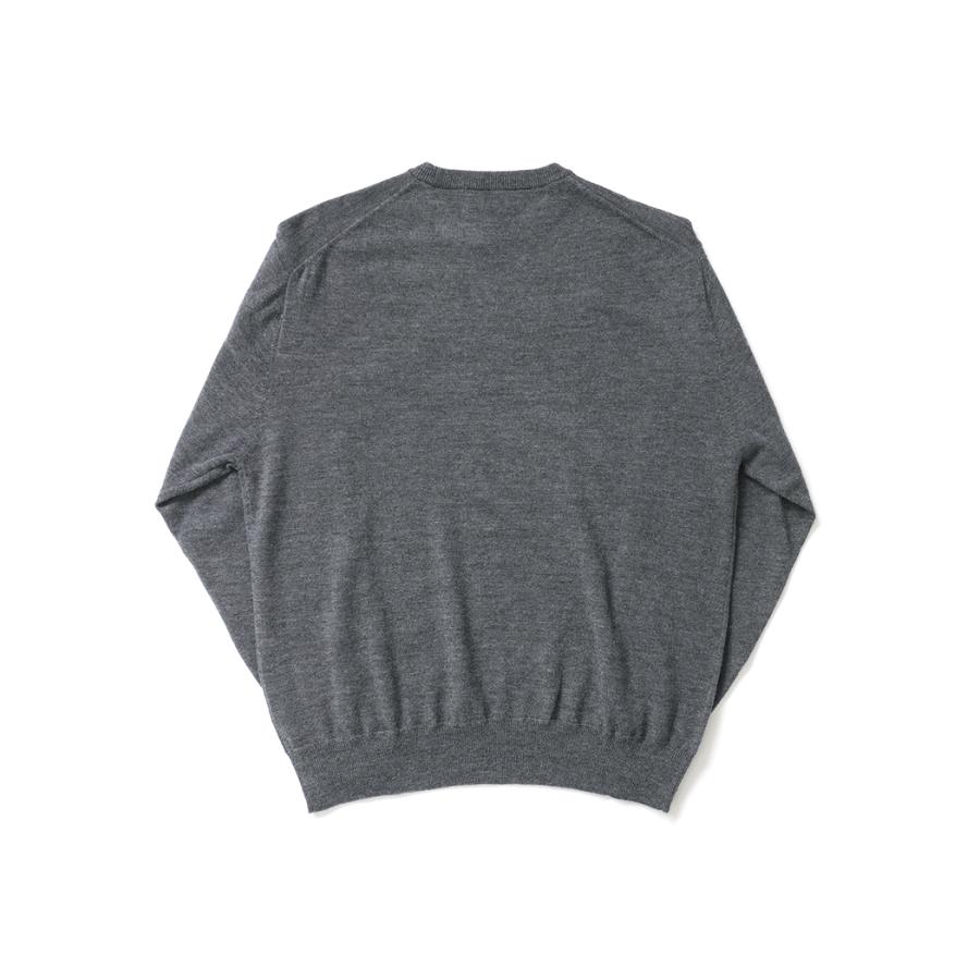 STILL BY HAND スティルバイハンド / KN03253 - GREY シルク混 プルオーバーセーター | STILL BY HAND | 01