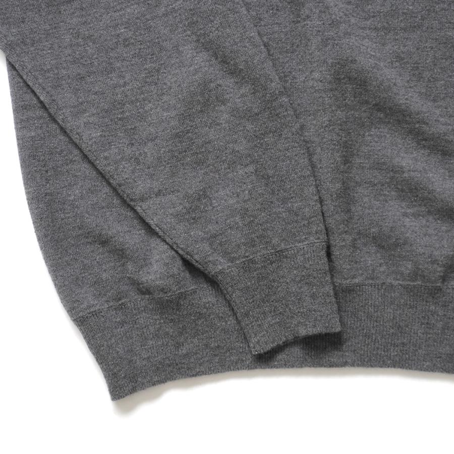 STILL BY HAND スティルバイハンド / KN03253 - GREY シルク混 プルオーバーセーター | STILL BY HAND | 03