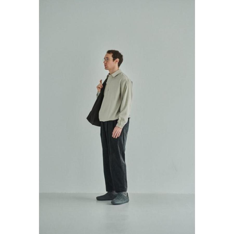 STILL BY HAND スティルバイハンド / SH04253 - BROWN ウール／ナイロン プルオーバーシャツ | STILL BY HAND | 07