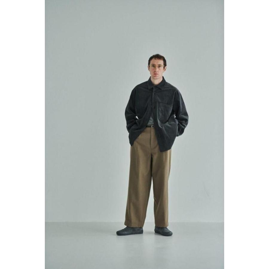 STILL BY HAND スティルバイハンド / BL02253 - BLUE CHARCOAL コーデュロイ シャツジャケット | STILL BY HAND | 10