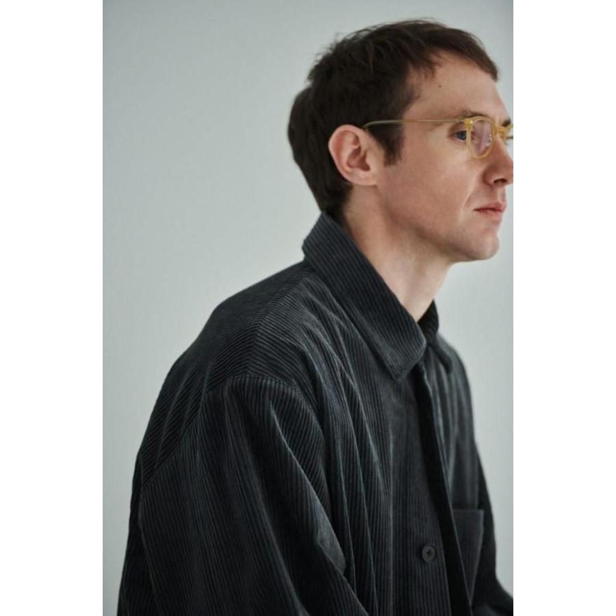 STILL BY HAND スティルバイハンド / BL02253 - BLUE CHARCOAL コーデュロイ シャツジャケット | STILL BY HAND | 11