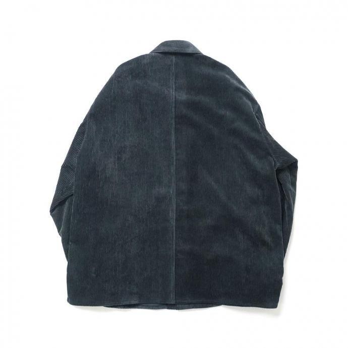STILL BY HAND スティルバイハンド / BL02253 - BLUE CHARCOAL コーデュロイ シャツジャケット | STILL BY HAND | 01