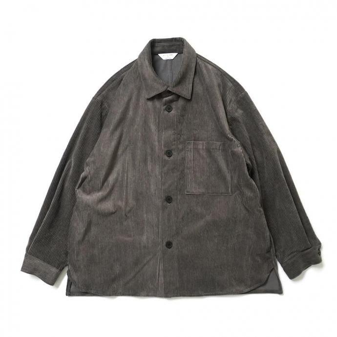STILL BY HAND スティルバイハンド / BL02253 - KHAKI BROWN コーデュロイ シャツジャケット | STILL BY HAND
