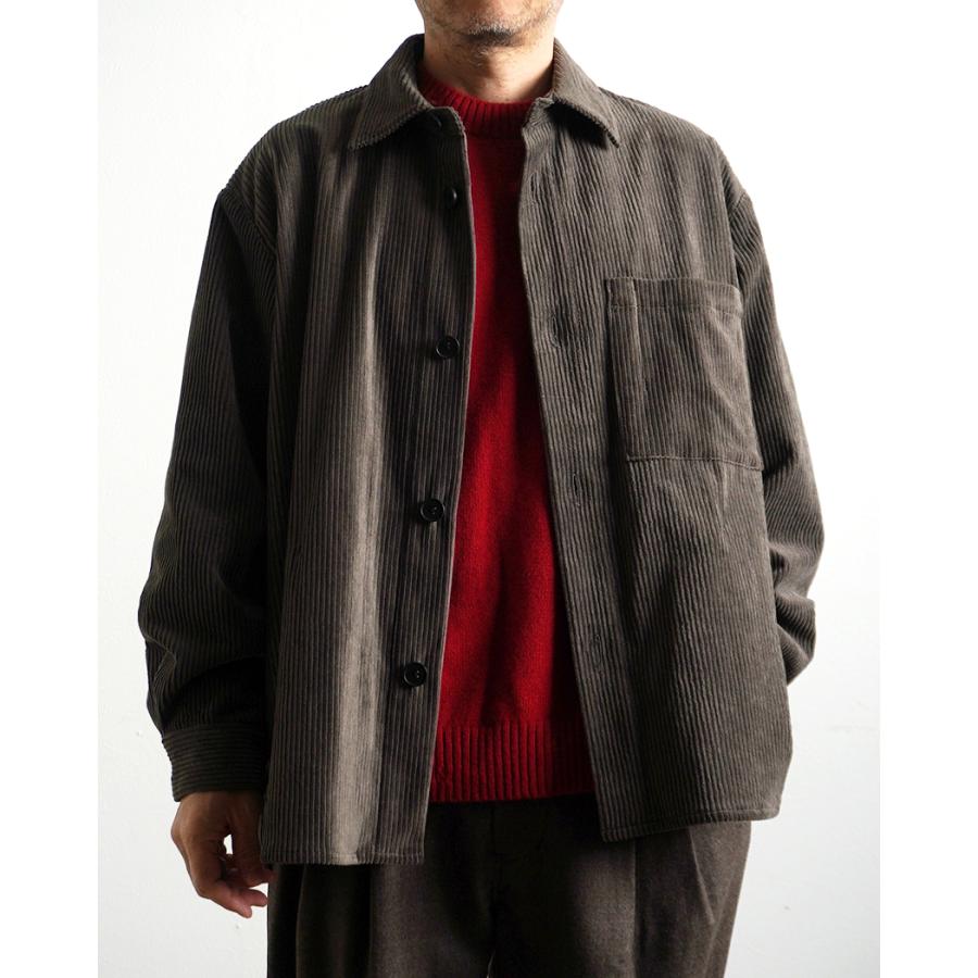 STILL BY HAND スティルバイハンド / BL02253 - KHAKI BROWN コーデュロイ シャツジャケット | STILL BY HAND | 12