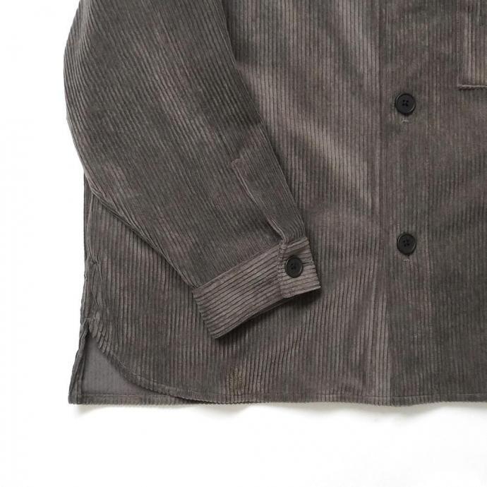 STILL BY HAND スティルバイハンド / BL02253 - KHAKI BROWN コーデュロイ シャツジャケット | STILL BY HAND | 03