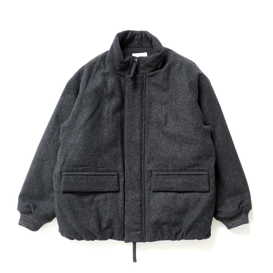 STILL BY HAND スティルバイハンド / BL07253 - CHARCOAL パデッド ウールブルゾン | STILL BY HAND