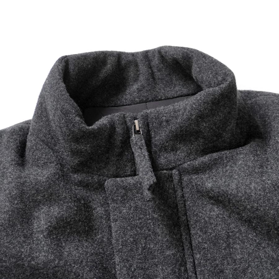 STILL BY HAND スティルバイハンド / BL07253 - CHARCOAL パデッド ウールブルゾン | STILL BY HAND | 02