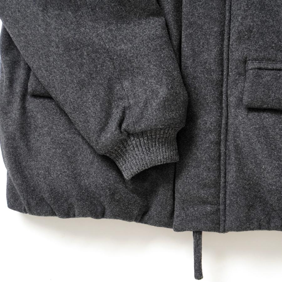 STILL BY HAND スティルバイハンド / BL07253 - CHARCOAL パデッド ウールブルゾン | STILL BY HAND | 03