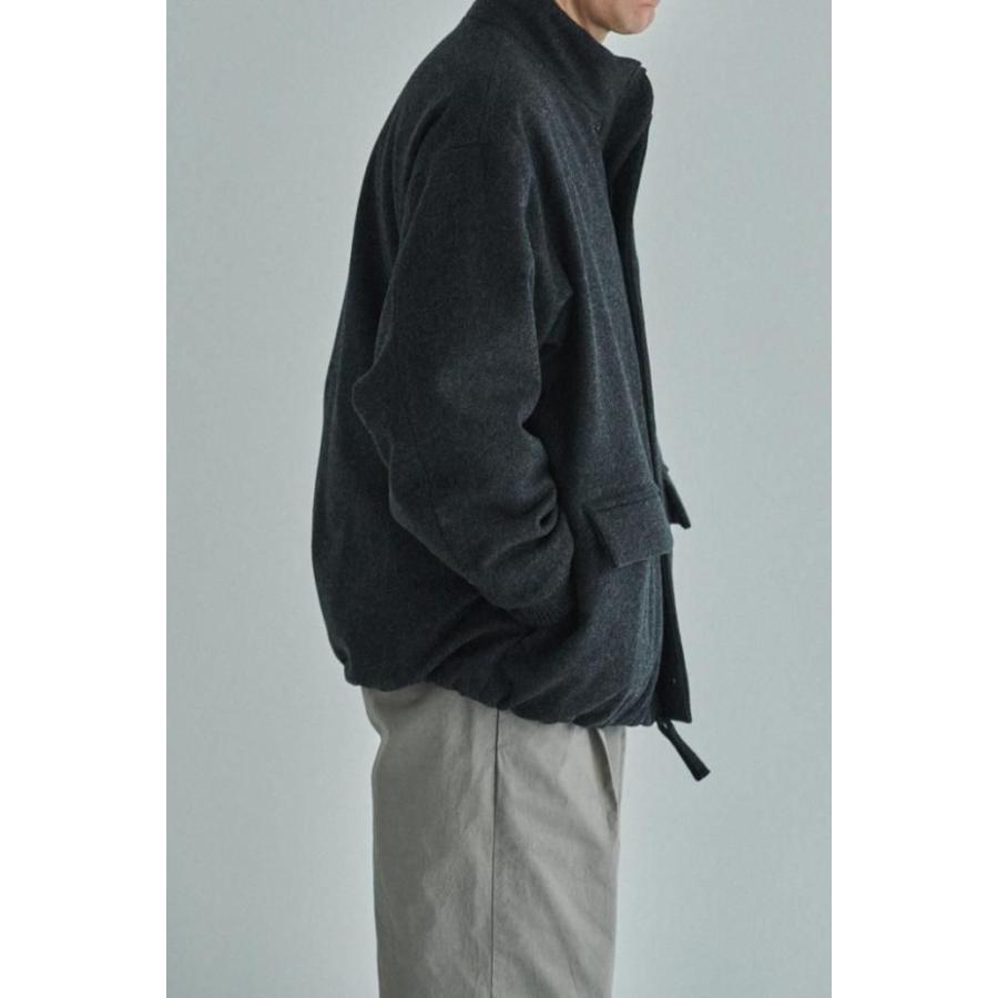 STILL BY HAND スティルバイハンド / BL07253 - CHARCOAL パデッド ウールブルゾン | STILL BY HAND | 08