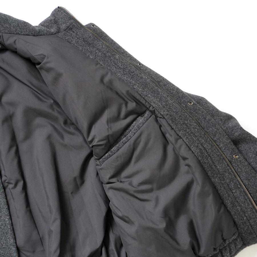 STILL BY HAND スティルバイハンド / BL07253 - CHARCOAL パデッド ウールブルゾン | STILL BY HAND | 04