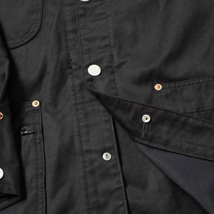 O- オー / XXC-JK モールスキン素材 チョアジャケット - Black O-15 ブラック 0-cho-rui-lab レイチョウルイラボ ポイント 消化 | オー | 10