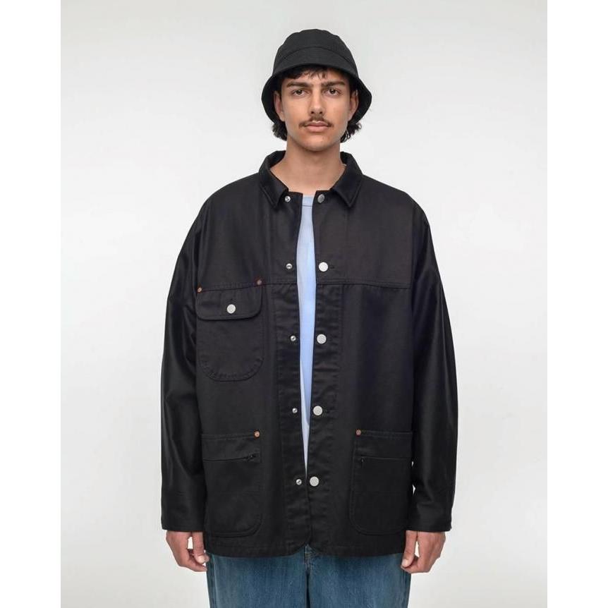 O- オー / XXC-JK モールスキン素材 チョアジャケット - Black O-15 ブラック 0-cho-rui-lab レイチョウルイラボ ポイント 消化 | オー | 12