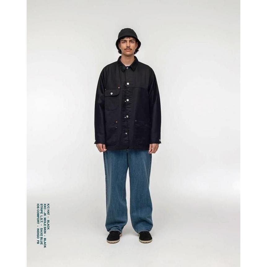 O- オー / XXC-JK モールスキン素材 チョアジャケット - Black O-15 ブラック 0-cho-rui-lab レイチョウルイラボ ポイント 消化 | オー | 13