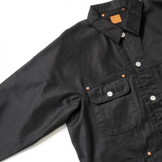 O- オー / XXC-JK モールスキン素材 チョアジャケット - Black O-15 ブラック 0-cho-rui-lab レイチョウルイラボ ポイント 消化 | オー | 03