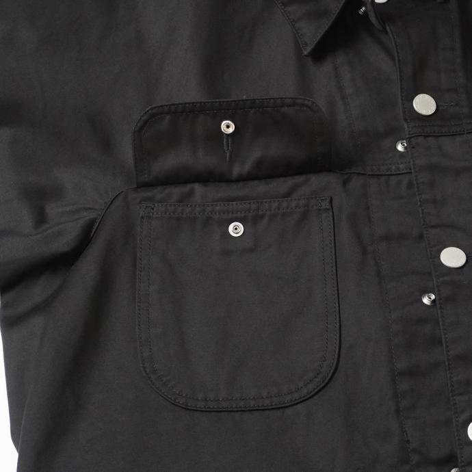 O- オー / XXC-JK モールスキン素材 チョアジャケット - Black O-15 ブラック 0-cho-rui-lab レイチョウルイラボ ポイント 消化 | オー | 08