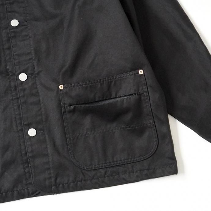 O- オー / XXC-JK モールスキン素材 チョアジャケット - Black O-15 ブラック 0-cho-rui-lab レイチョウルイラボ ポイント 消化 | オー | 09