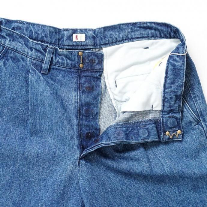 O- オー / N.N.Z. DENIM TROUSERS W - Indigo Fade Bio デニムスラックス O-N-07-F レイチョウルイラボ | オー | 04