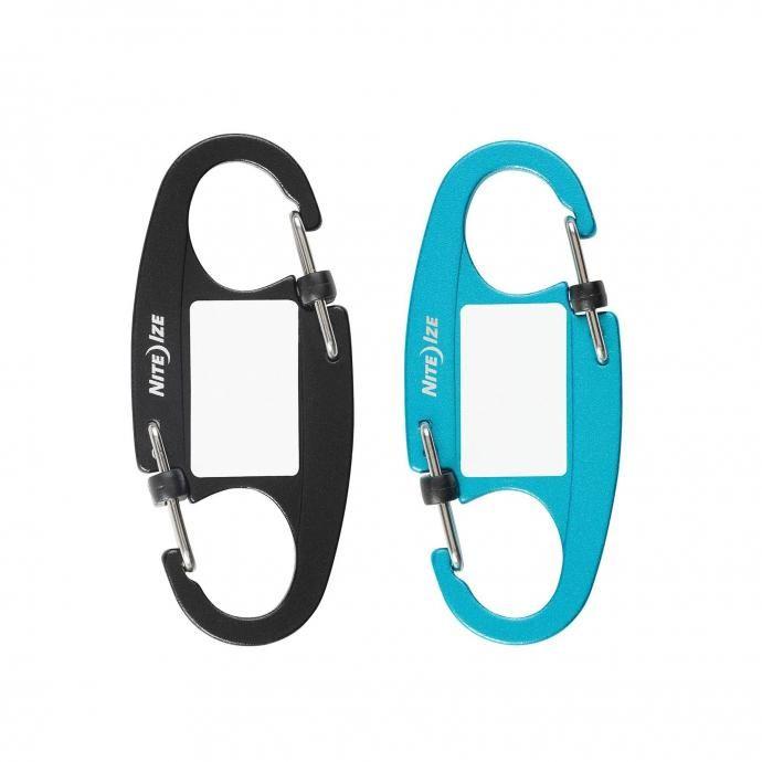 NITE IZE ナイトアイズ / IdentiKey SlideLock Dual Carabiner アイデンティキー スライドロック カラビナー 2個入り キーホルダー アクセサリー キーリング | NITE IZE | 03