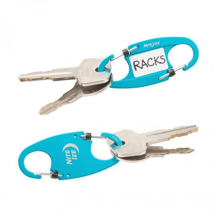 NITE IZE ナイトアイズ / IdentiKey SlideLock Dual Carabiner アイデンティキー スライドロック カラビナー 2個入り キーホルダー アクセサリー キーリング | NITE IZE | 04