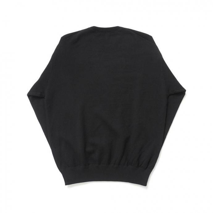 WLP / CREW NECK PO - ブラック RL2510 ダブルエルピー ウールコットンニット クルーネックプルオーバー |  | 01