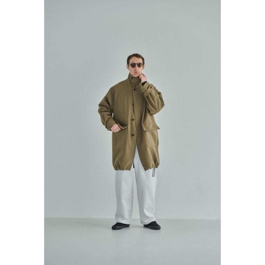 STILL BY HAND スティルバイハンド / CO03253 - BROWN CHARCOAL ウール／ナイロン バルカラーコート | STILL BY HAND | 11
