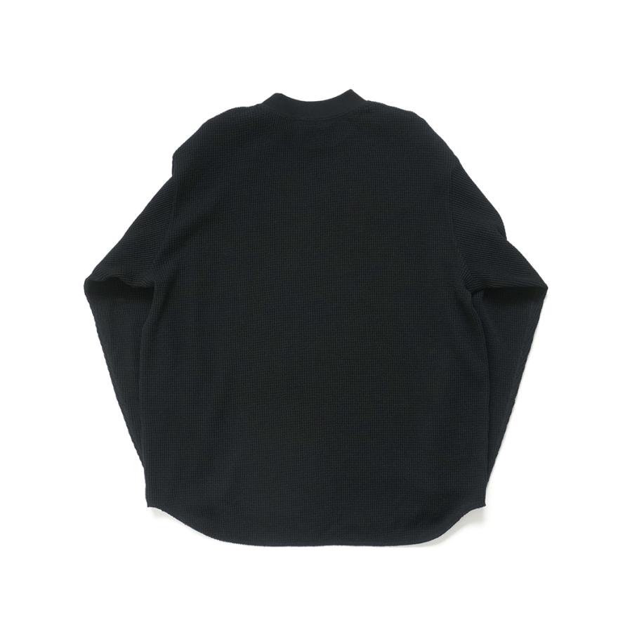 STILL BY HAND スティルバイハンド / CS01254 - BLACK サーマルカットソー | STILL BY HAND | 01