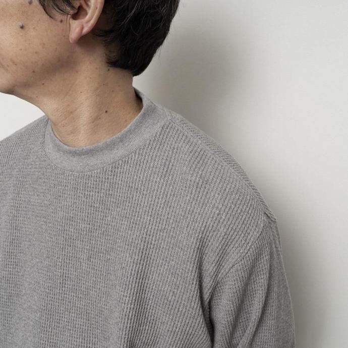 STILL BY HAND スティルバイハンド / CS01254 - BLACK サーマルカットソー | STILL BY HAND | 05