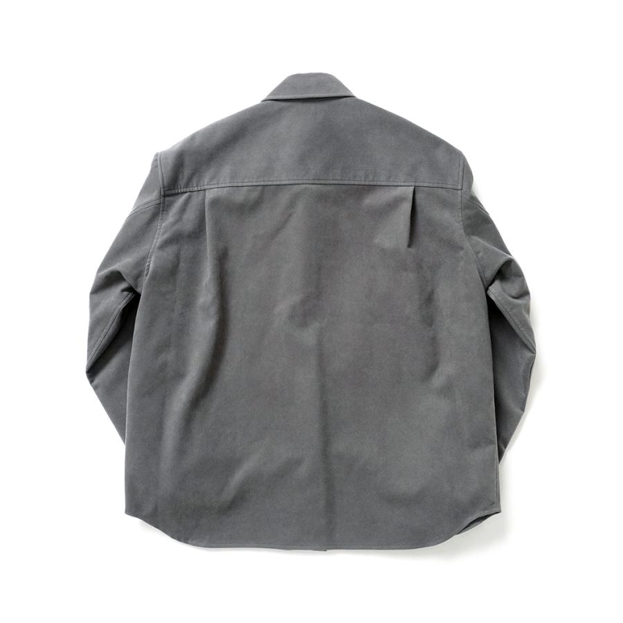 STILL BY HAND スティルバイハンド / BL02254 - GREY フェイクスウェード素材 シャツブルゾン | STILL BY HAND | 01