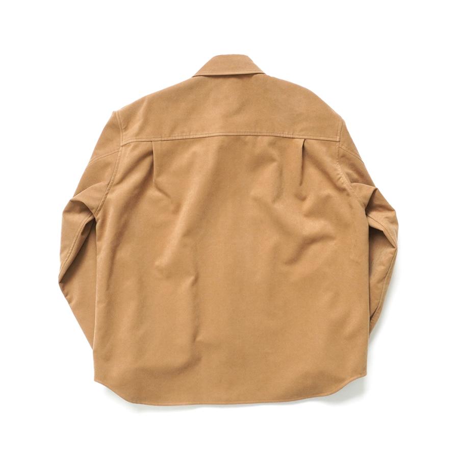 STILL BY HAND スティルバイハンド / BL02254 - CAMEL フェイクスウェード素材 シャツブルゾン | STILL BY HAND | 01