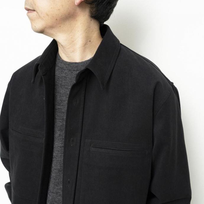 STILL BY HAND スティルバイハンド / BL02254 - CAMEL フェイクスウェード素材 シャツブルゾン | STILL BY HAND | 06