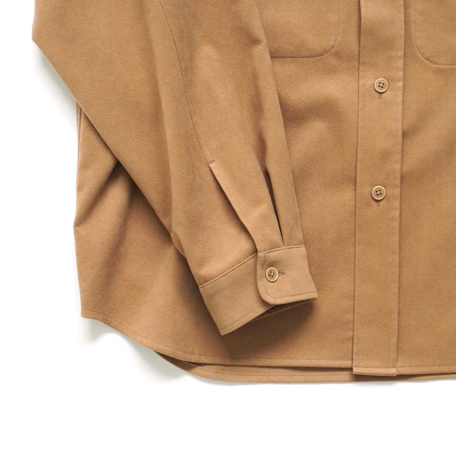 STILL BY HAND スティルバイハンド / BL02254 - CAMEL フェイクスウェード素材 シャツブルゾン | STILL BY HAND | 04