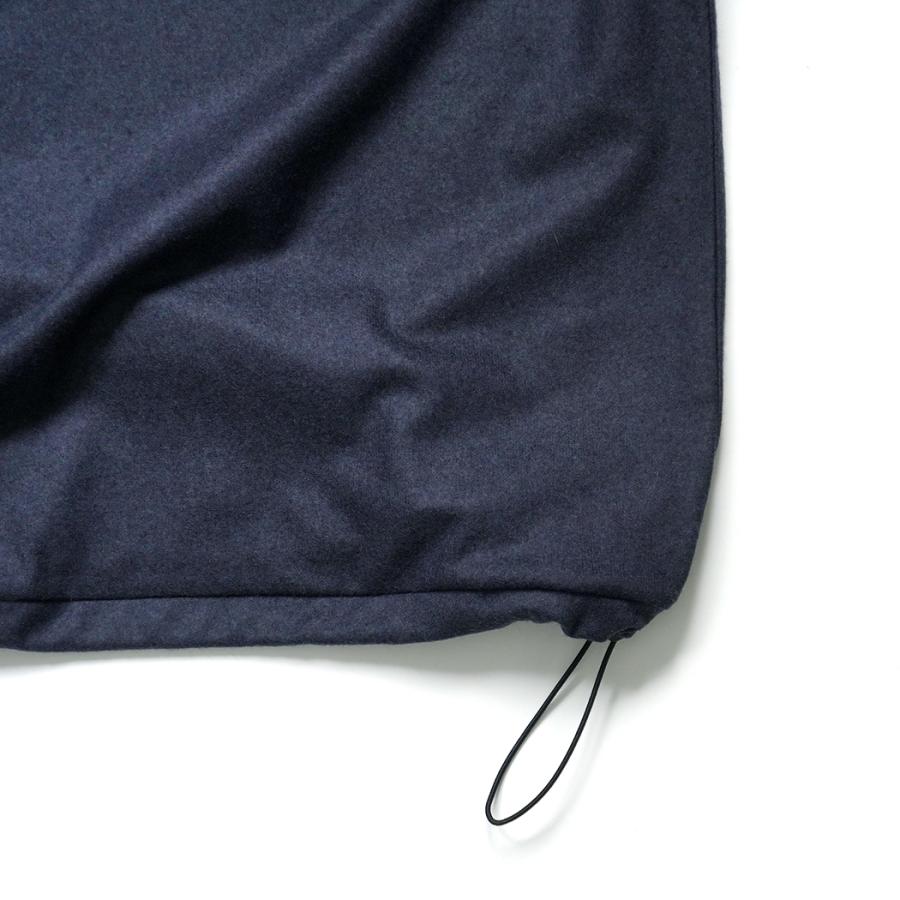 STILL BY HAND スティルバイハンド / CS02254 - NAVY ウール／シルク 長袖ポロシャツ | STILL BY HAND | 05