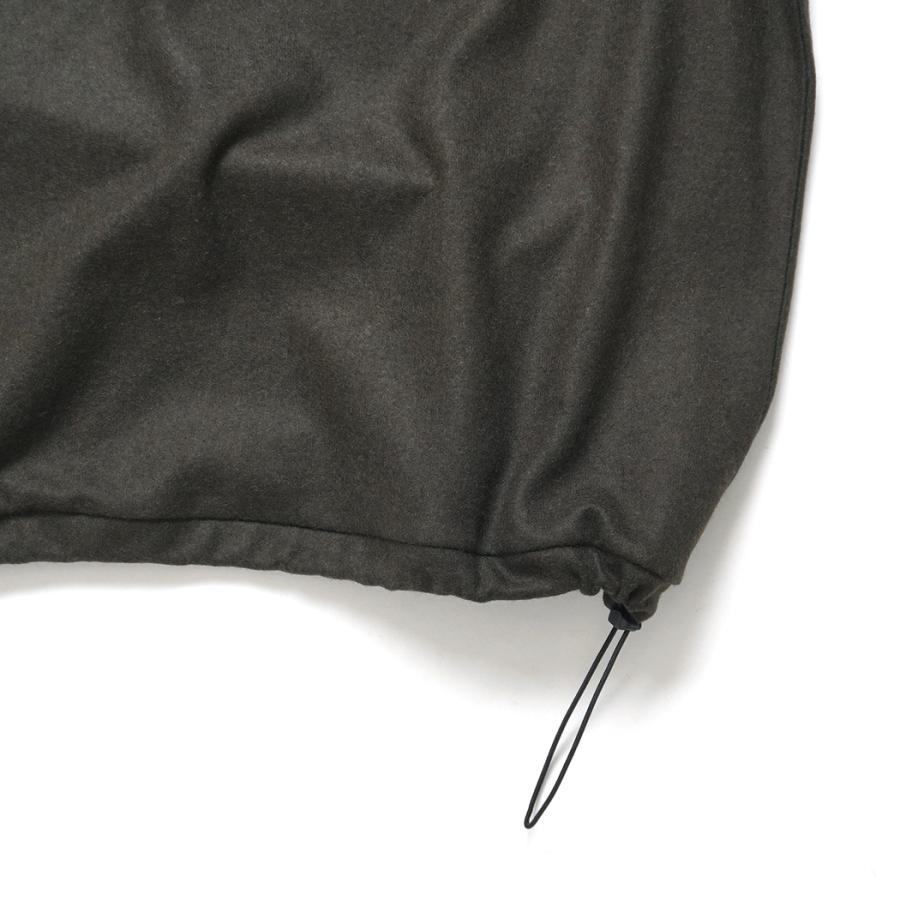 STILL BY HAND スティルバイハンド / CS02254 - OLIVE ウール／シルク 長袖ポロシャツ | STILL BY HAND | 05