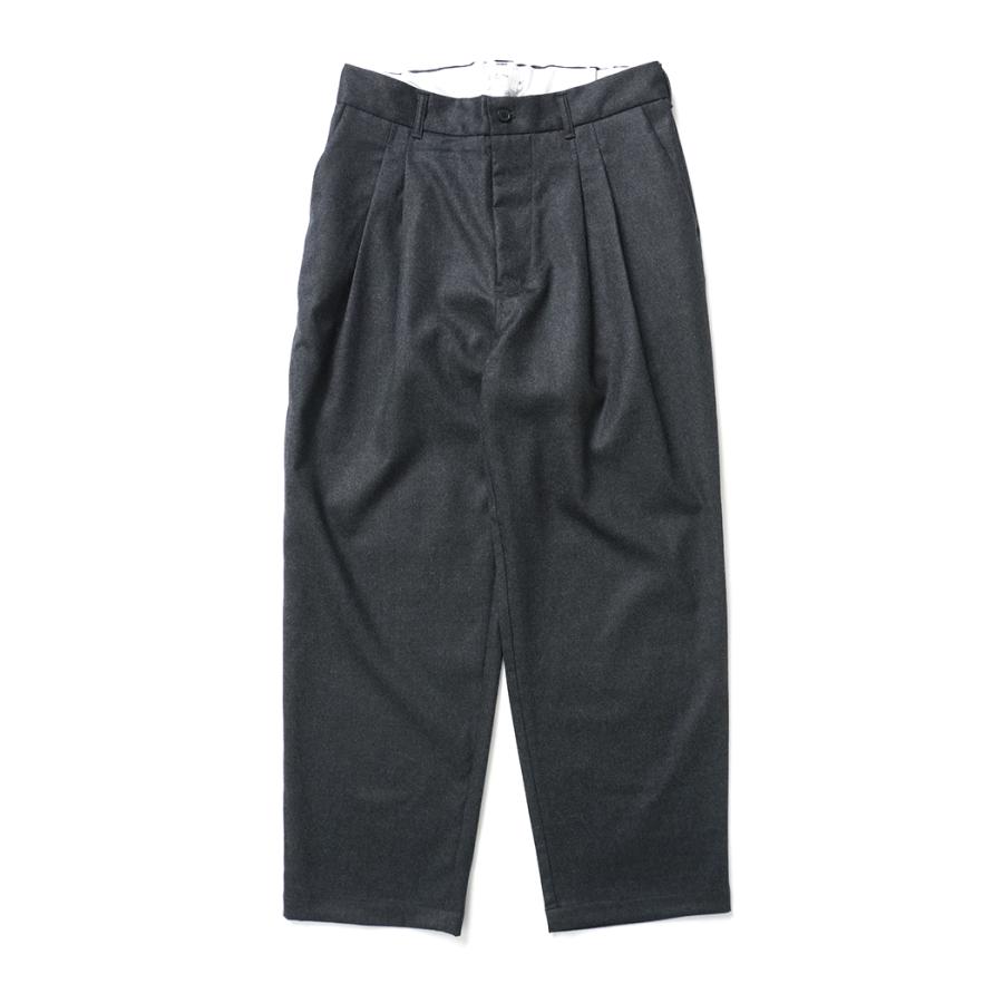 STILL BY HAND スティルバイハンド / PT04254 - CHARCOAL ウォッシャブルウール スラックス | STILL BY HAND