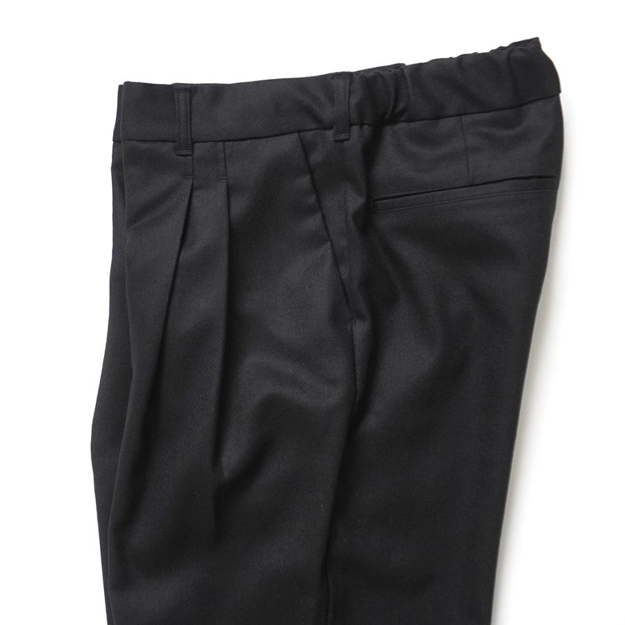 STILL BY HAND スティルバイハンド / PT04254 - BLACK ウォッシャブルウール スラックス | STILL BY HAND | 03