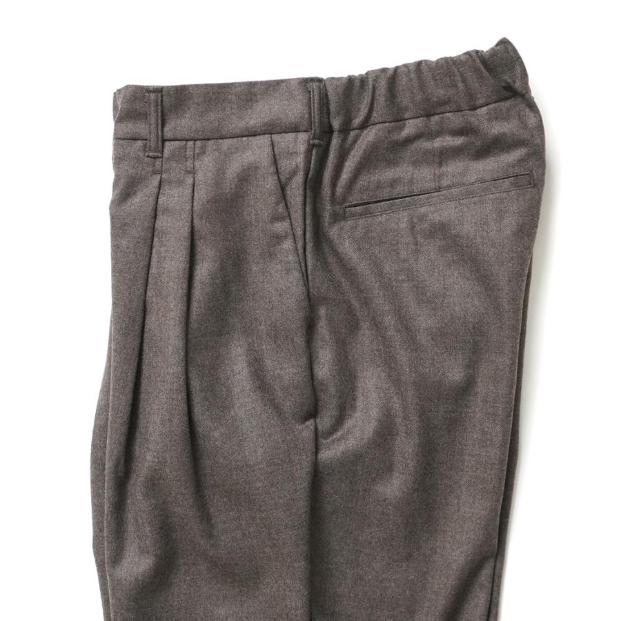 STILL BY HAND スティルバイハンド / PT04254 - MOCHA ウォッシャブルウール スラックス | STILL BY HAND | 03