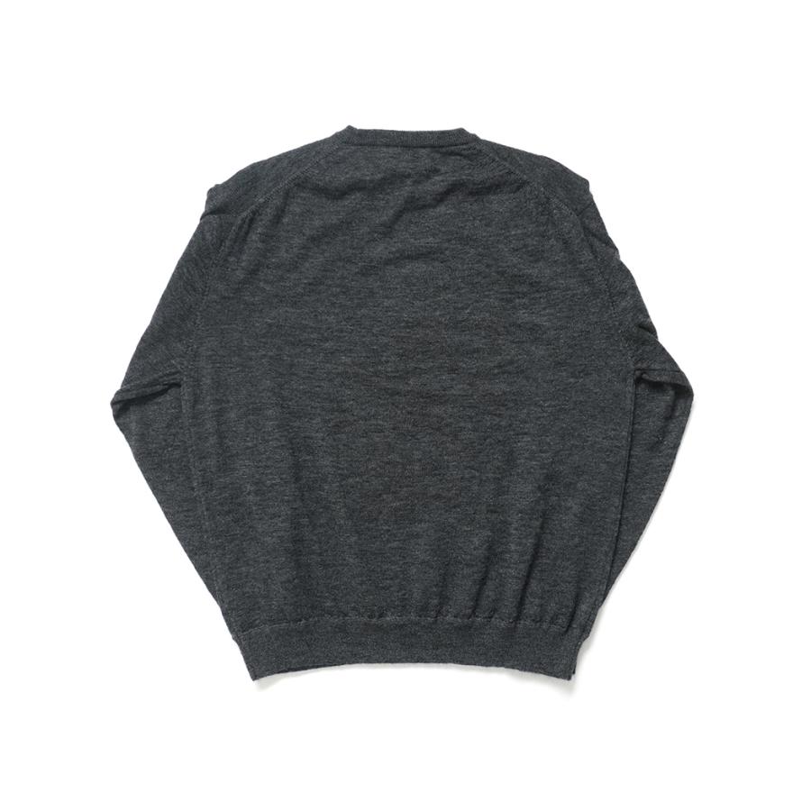 STILL BY HAND スティルバイハンド / KN02254 - GREY エクストラキッドモヘア混 クルーネックプルオーバー | STILL BY HAND | 01