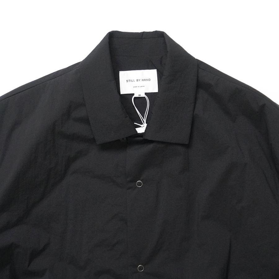 STILL BY HAND スティルバイハンド / BL01254 - BLACK シンサレートパデッド シャツブルゾン | STILL BY HAND | 03