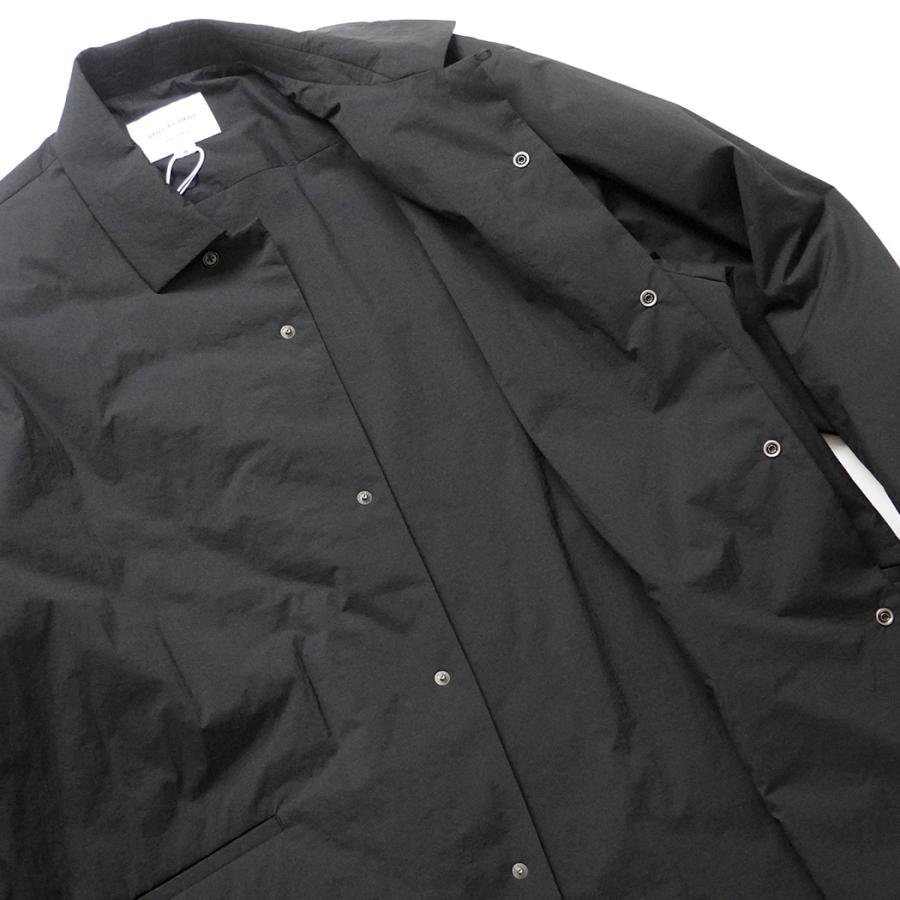STILL BY HAND スティルバイハンド / BL01254 - BLACK シンサレートパデッド シャツブルゾン | STILL BY HAND | 06