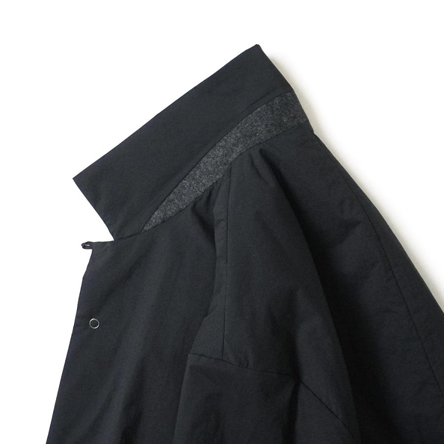 STILL BY HAND スティルバイハンド / BL01254 - BLACK シンサレートパデッド シャツブルゾン | STILL BY HAND | 07