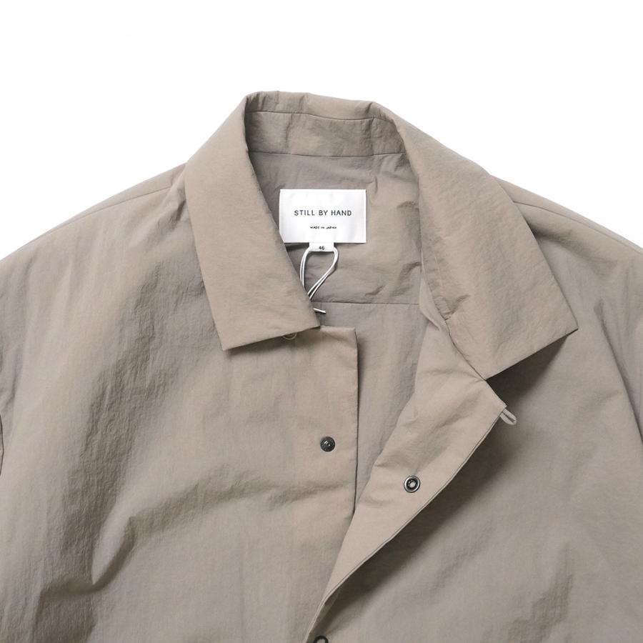STILL BY HAND スティルバイハンド / BL01254 - GREIGE シンサレートパデッド シャツブルゾン | STILL BY HAND | 04