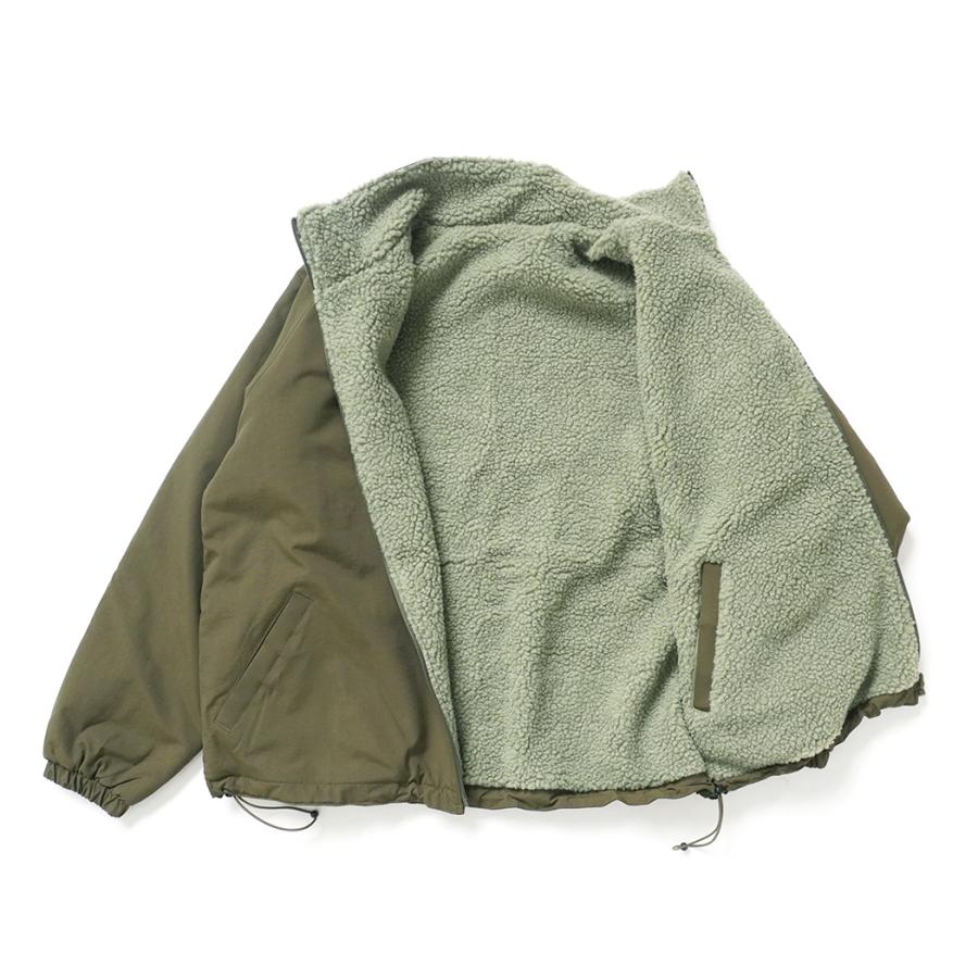 BEIMAR / Reversible Boa Jacket - Olive ビーマー リバーシブルボアジャケット | BEIMAR | 02
