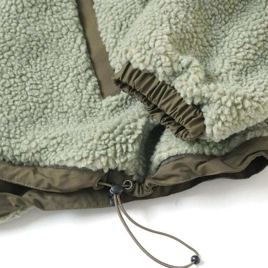 BEIMAR / Reversible Boa Jacket - Olive ビーマー リバーシブルボアジャケット | BEIMAR | 09