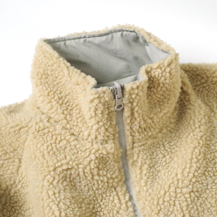 BEIMAR / Reversible Boa Jacket - Grey ビーマー リバーシブルボアジャケット | BEIMAR | 06