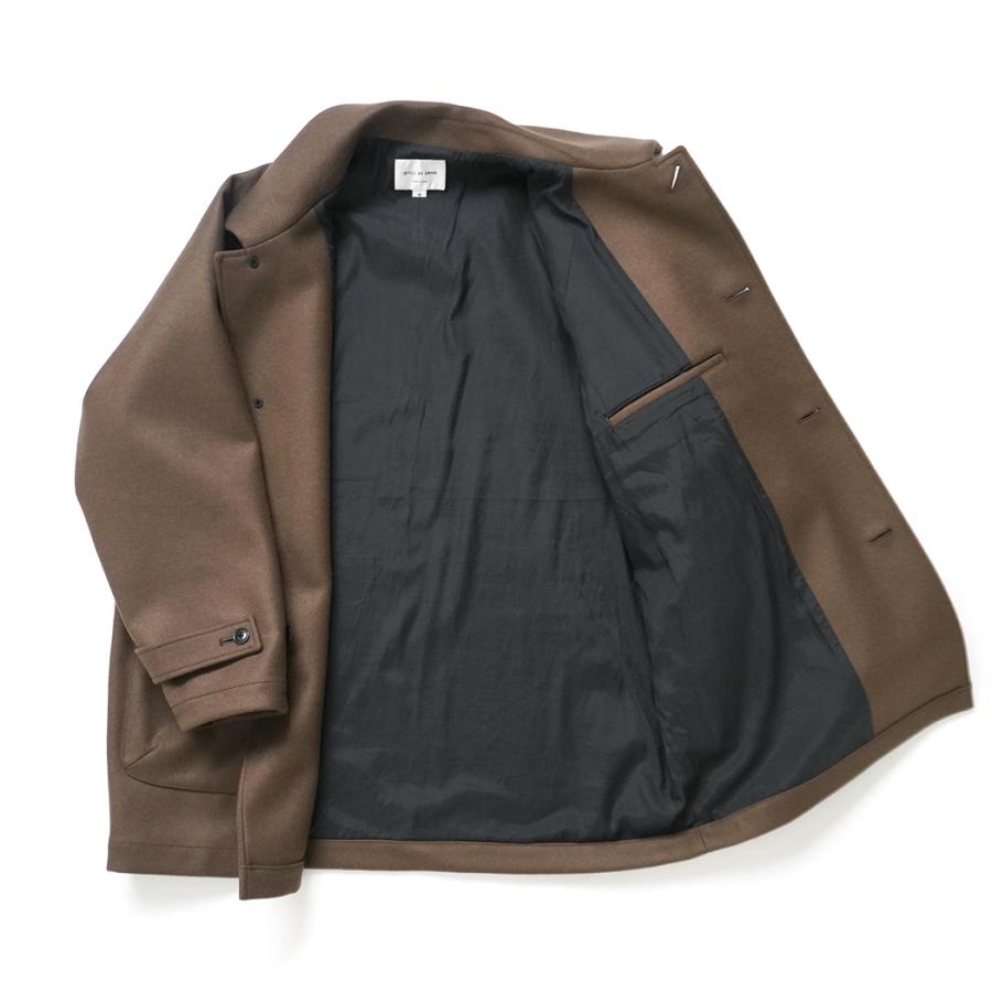 STILL BY HAND スティルバイハンド / CO03254 - BROWN スーパー110 メルトンハーフコート | STILL BY HAND | 05