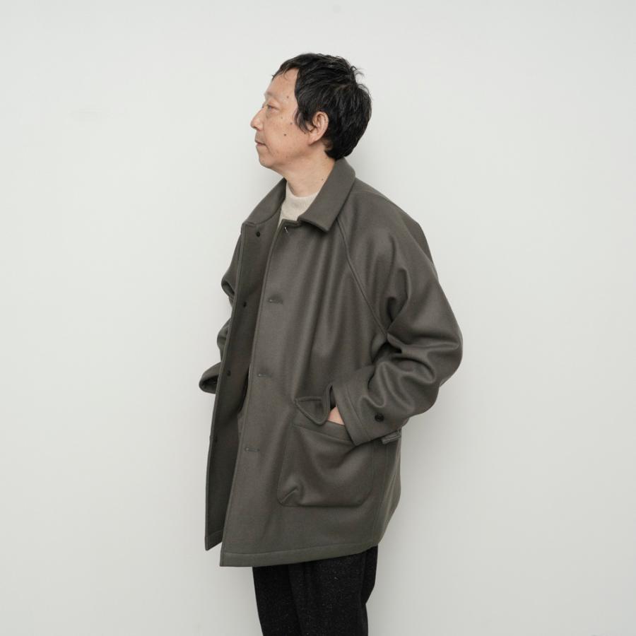 STILL BY HAND スティルバイハンド / CO03254 - BROWN スーパー110 メルトンハーフコート | STILL BY HAND | 08