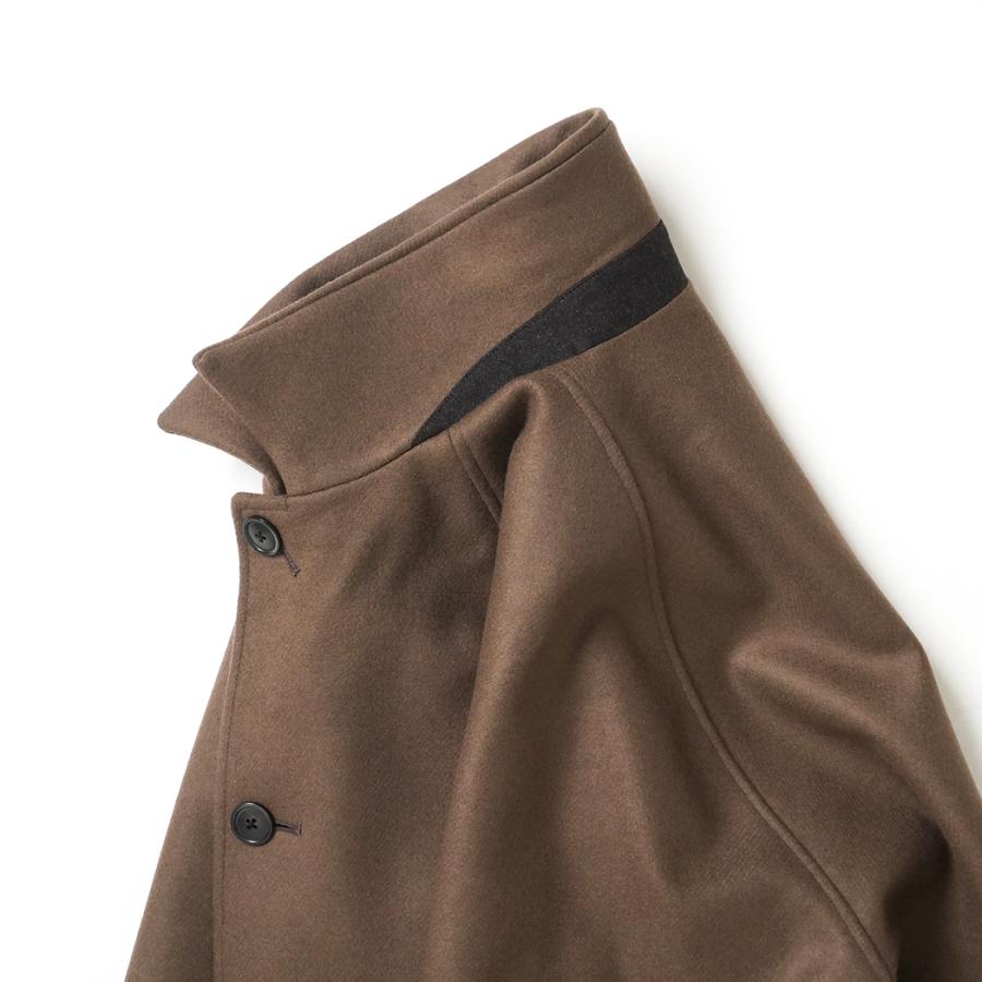 STILL BY HAND スティルバイハンド / CO03254 - BROWN スーパー110 メルトンハーフコート | STILL BY HAND | 03