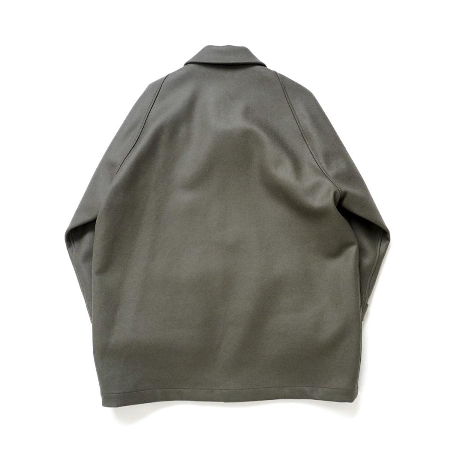 STILL BY HAND スティルバイハンド / CO03254 - SAGE スーパー110 メルトンハーフコート | STILL BY HAND | 01