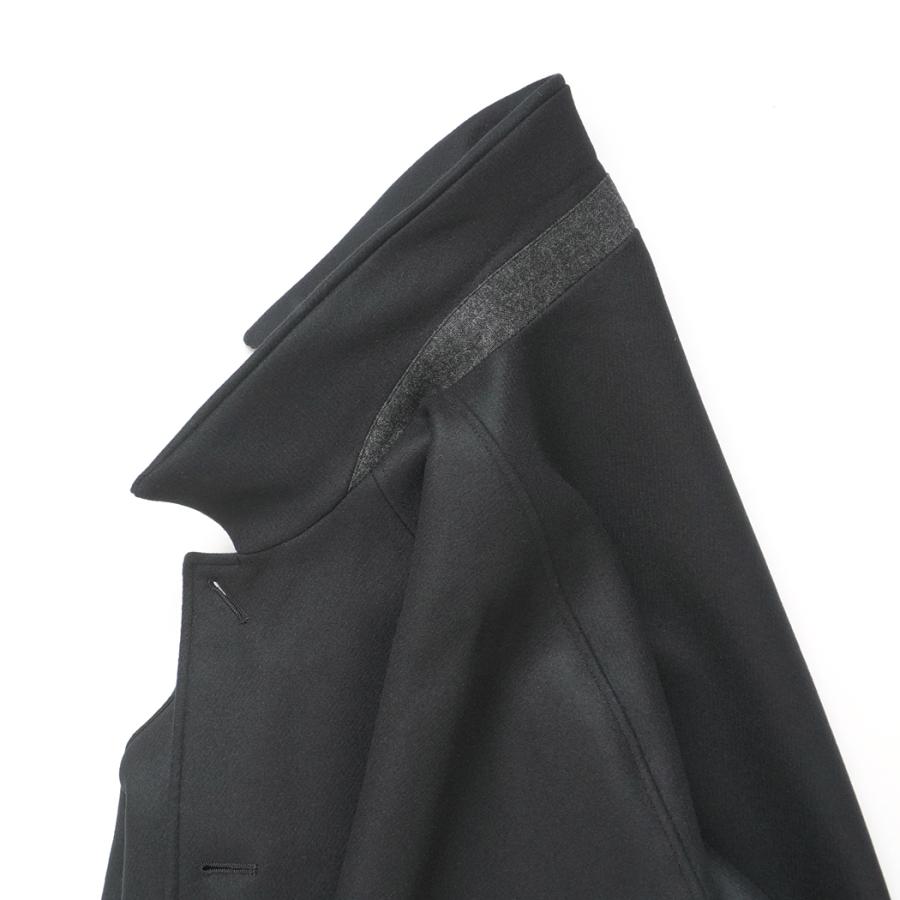 STILL BY HAND スティルバイハンド / CO03254 - BLACK スーパー110 メルトンハーフコート | STILL BY HAND | 04